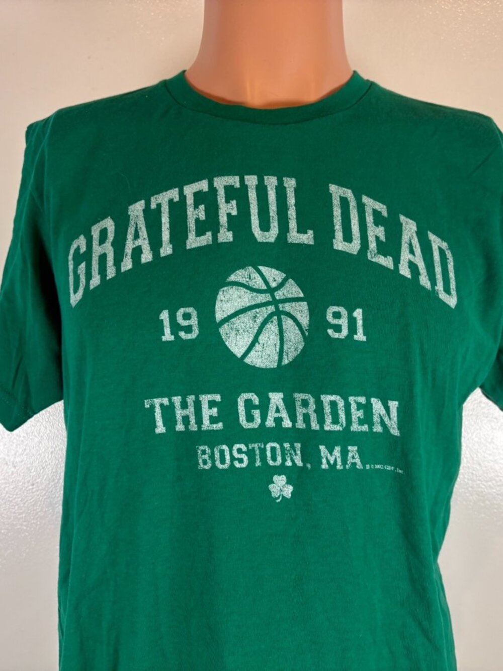 Grateful Dead Concert T Shirt Mens Size M Liquid Blue Boston Garden Reprint